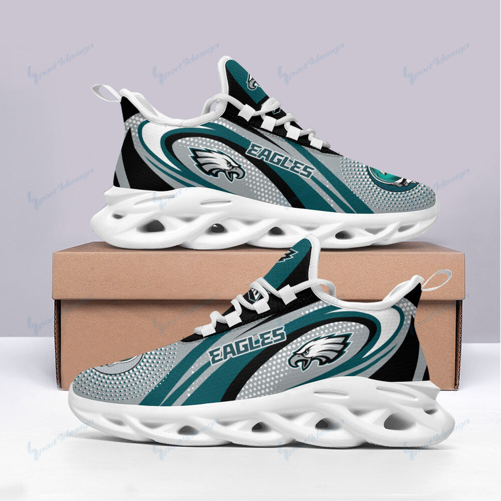 Philadelphia Eagles NFL Max Soul Shoes Sneakers for Men And Women – NFL Football Fan Shoes, Team Sneakers - Image 3