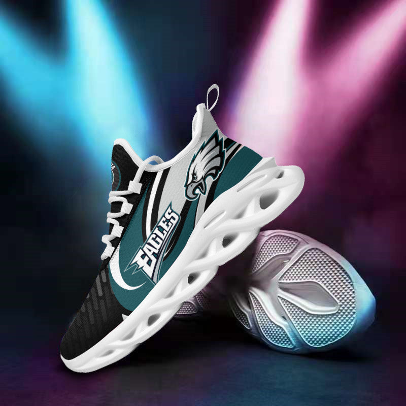 Philadelphia Eagles NFL Max Soul Shoes Sneakers for Men And Women – NFL Football Fan Shoes, Team Sneakers