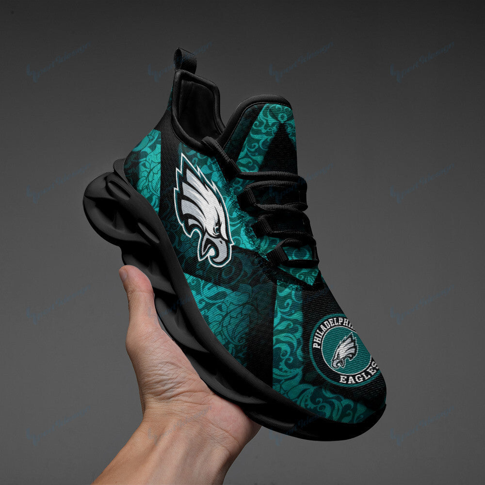 Philadelphia Eagles NFL Max Soul Shoes Sneakers for Men And Women – NFL Football Fan Shoes, Team Sneakers - Image 4