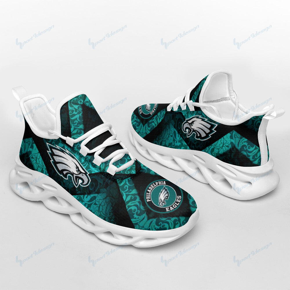 Philadelphia Eagles NFL Max Soul Shoes Sneakers for Men And Women – NFL Football Fan Shoes, Team Sneakers - Image 5