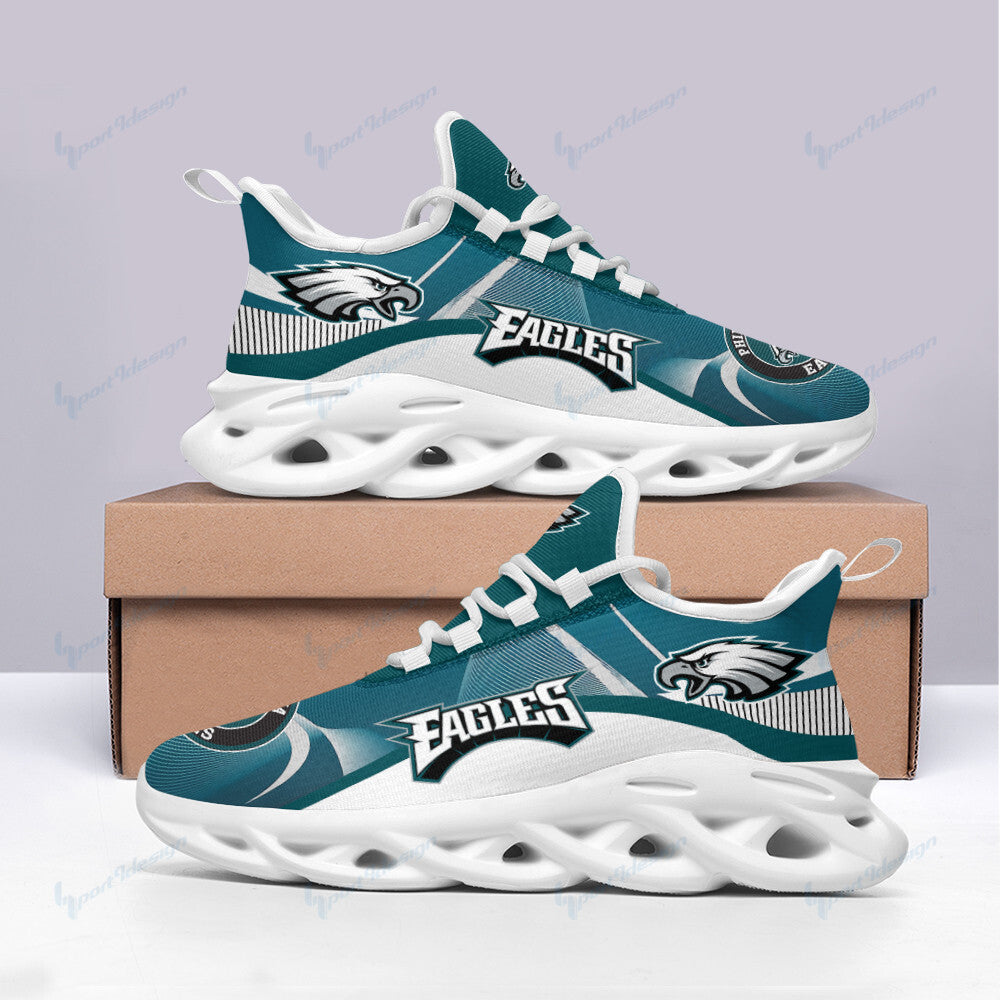 Philadelphia Eagles NFL Max Soul Shoes Sneakers for Men And Women – NFL Football Fan Shoes, Team Sneakers