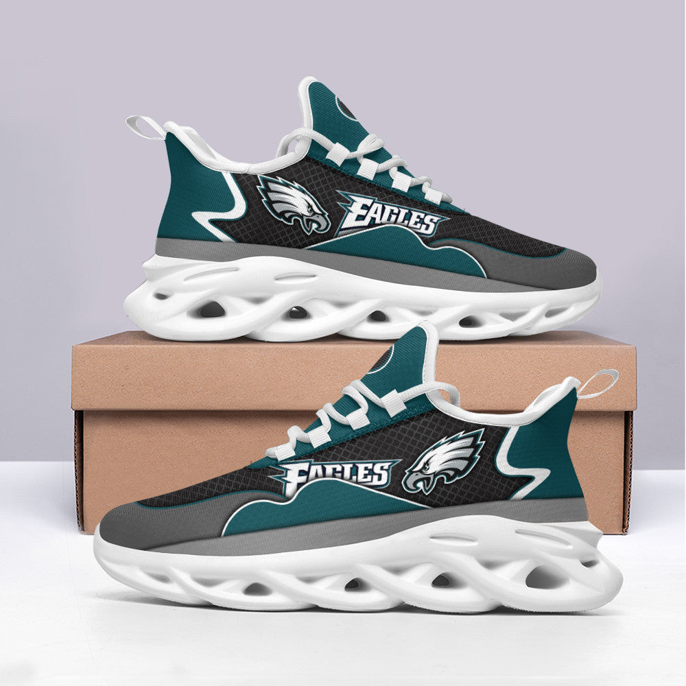 Philadelphia Eagles NFL Max Soul Shoes Sneakers for Men And Women – NFL Football Fan Shoes, Team Sneakers