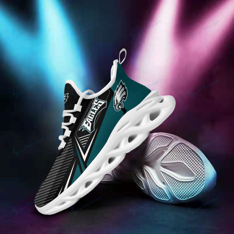 Philadelphia Eagles NFL Max Soul Shoes Sneakers for Men And Women – NFL Football Fan Shoes, Team Sneakers - Image 3