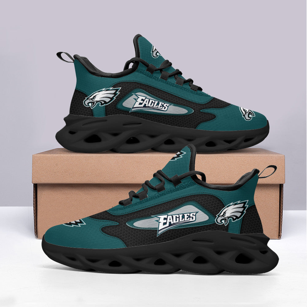 Philadelphia Eagles NFL Max Soul Shoes Sneakers for Men And Women – NFL Football Fan Shoes, Team Sneakers