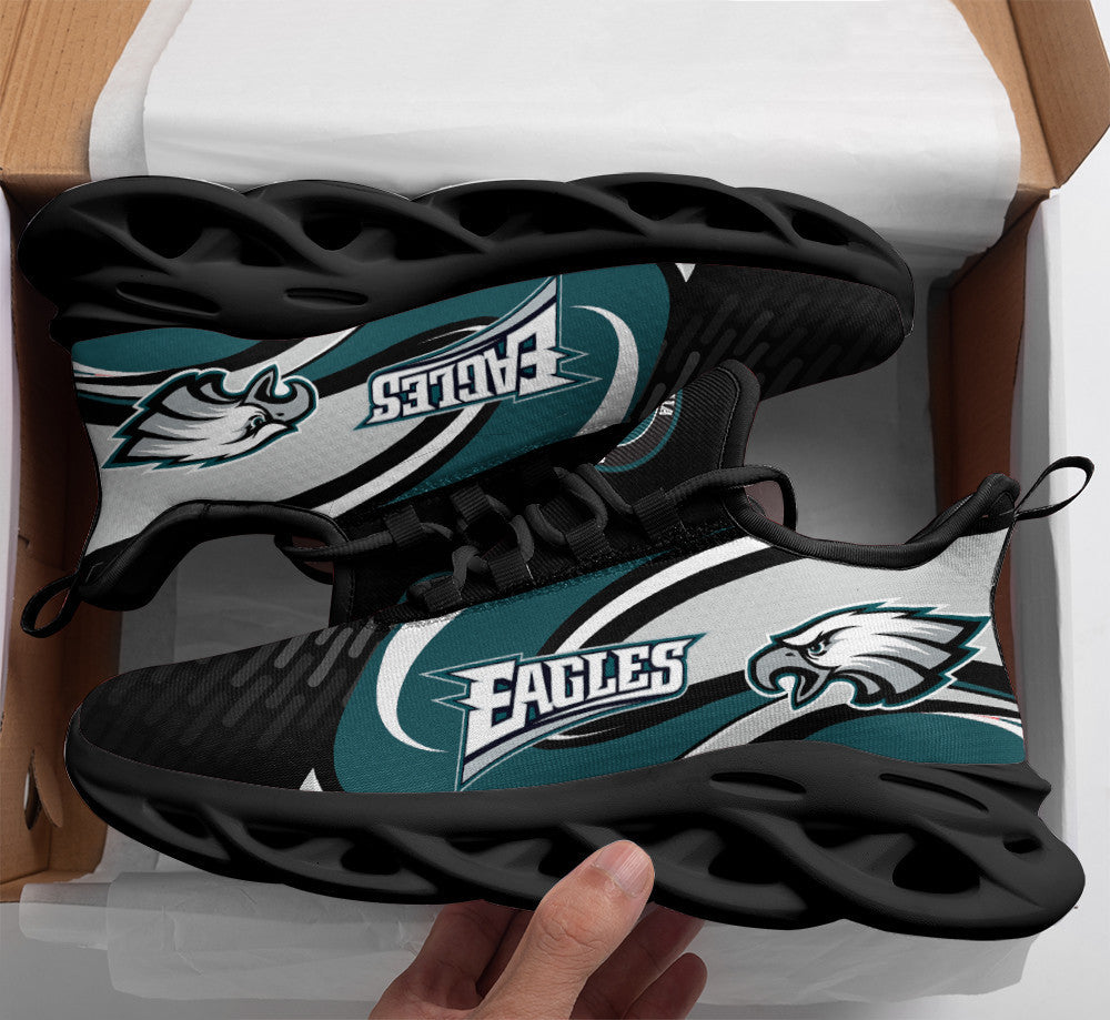 Philadelphia Eagles NFL Max Soul Shoes Sneakers for Men And Women – NFL Football Fan Shoes, Team Sneakers - Image 3