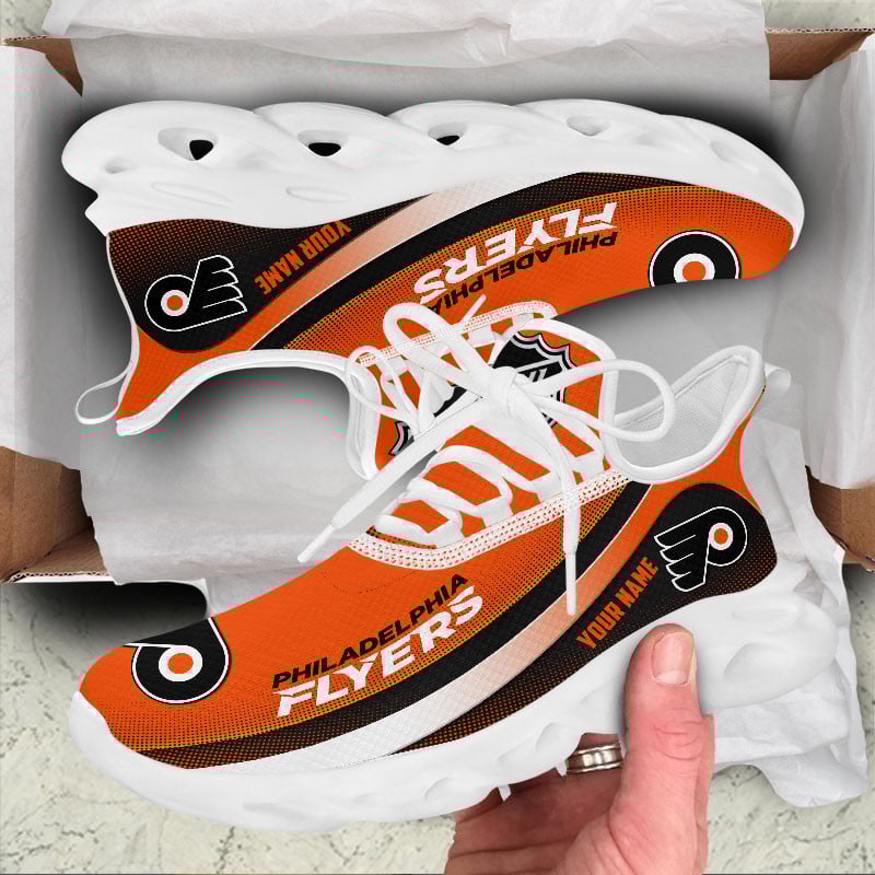 Philadelphia Flyers Max Soul Shoes Sneakers for Men And Women – NHL Hockey Fan Shoes, Team Sneakers - Image 3