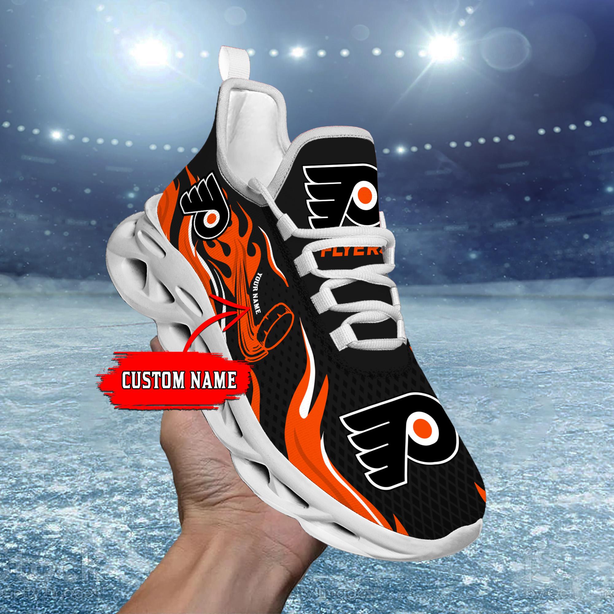 Philadelphia Flyers Max Soul Shoes Sneakers for Men And Women – NHL Hockey Fan Shoes, Team Sneakers - Image 6