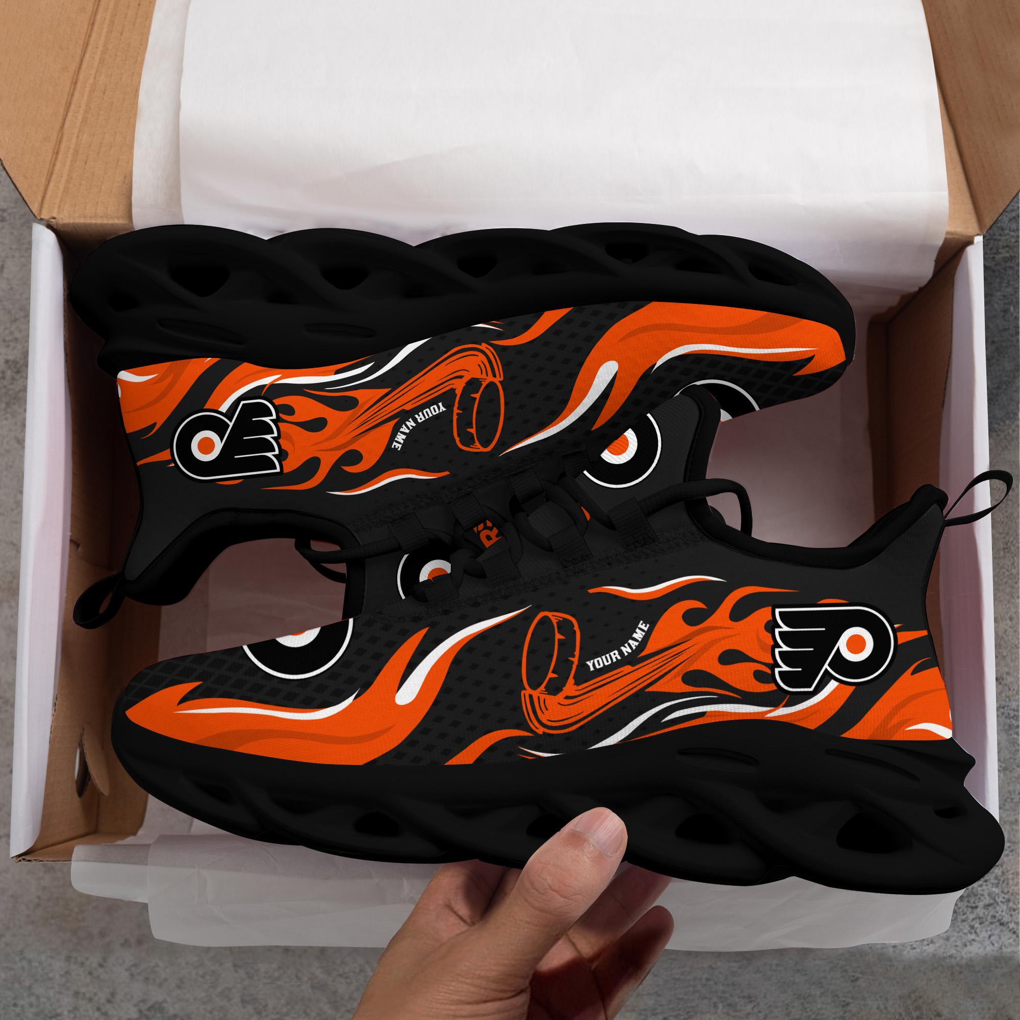 Philadelphia Flyers Max Soul Shoes Sneakers for Men And Women – NHL Hockey Fan Shoes, Team Sneakers - Image 7