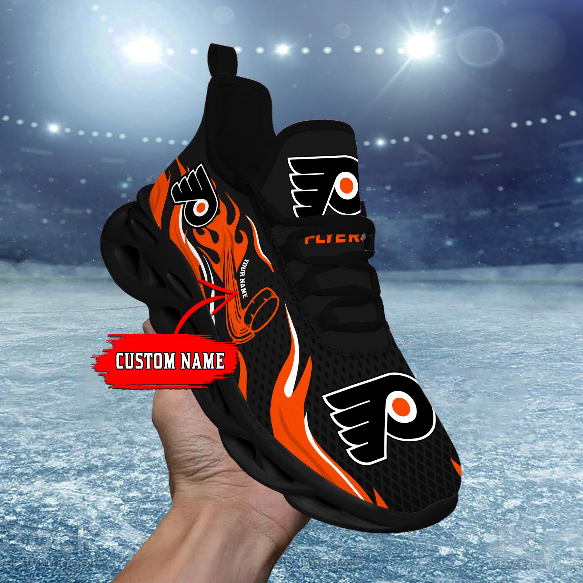 Philadelphia Flyers Max Soul Shoes Sneakers for Men And Women – NHL Hockey Fan Shoes, Team Sneakers - Image 5