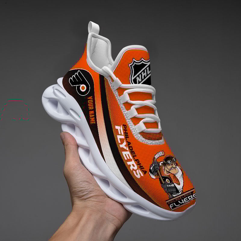 Philadelphia Flyers Max Soul Shoes Sneakers for Men And Women – NHL Hockey Fan Shoes, Team Sneakers