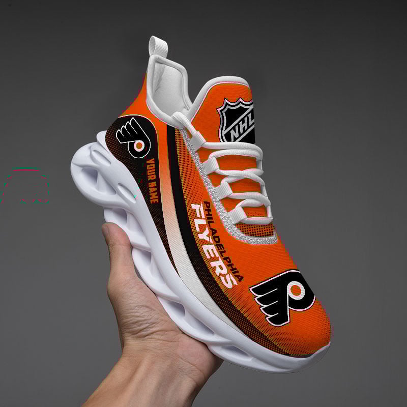 Philadelphia Flyers Max Soul Shoes Sneakers for Men And Women – NHL Hockey Fan Shoes, Team Sneakers