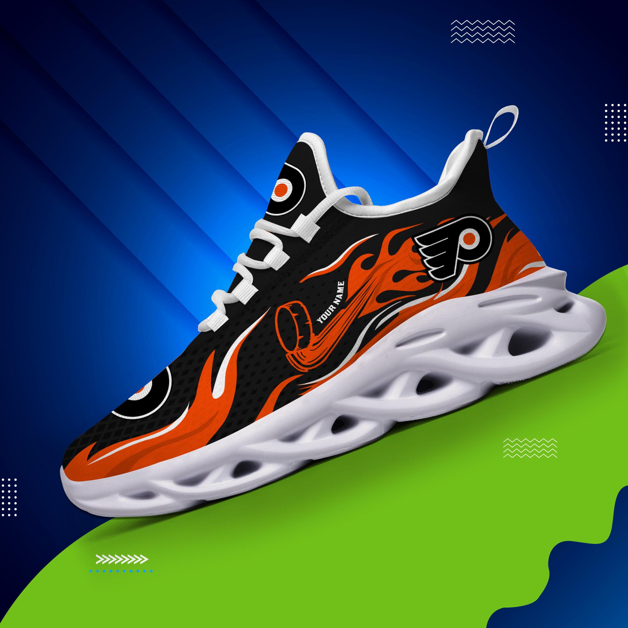 Philadelphia Flyers Max Soul Shoes Sneakers for Men And Women – NHL Hockey Fan Shoes, Team Sneakers - Image 3