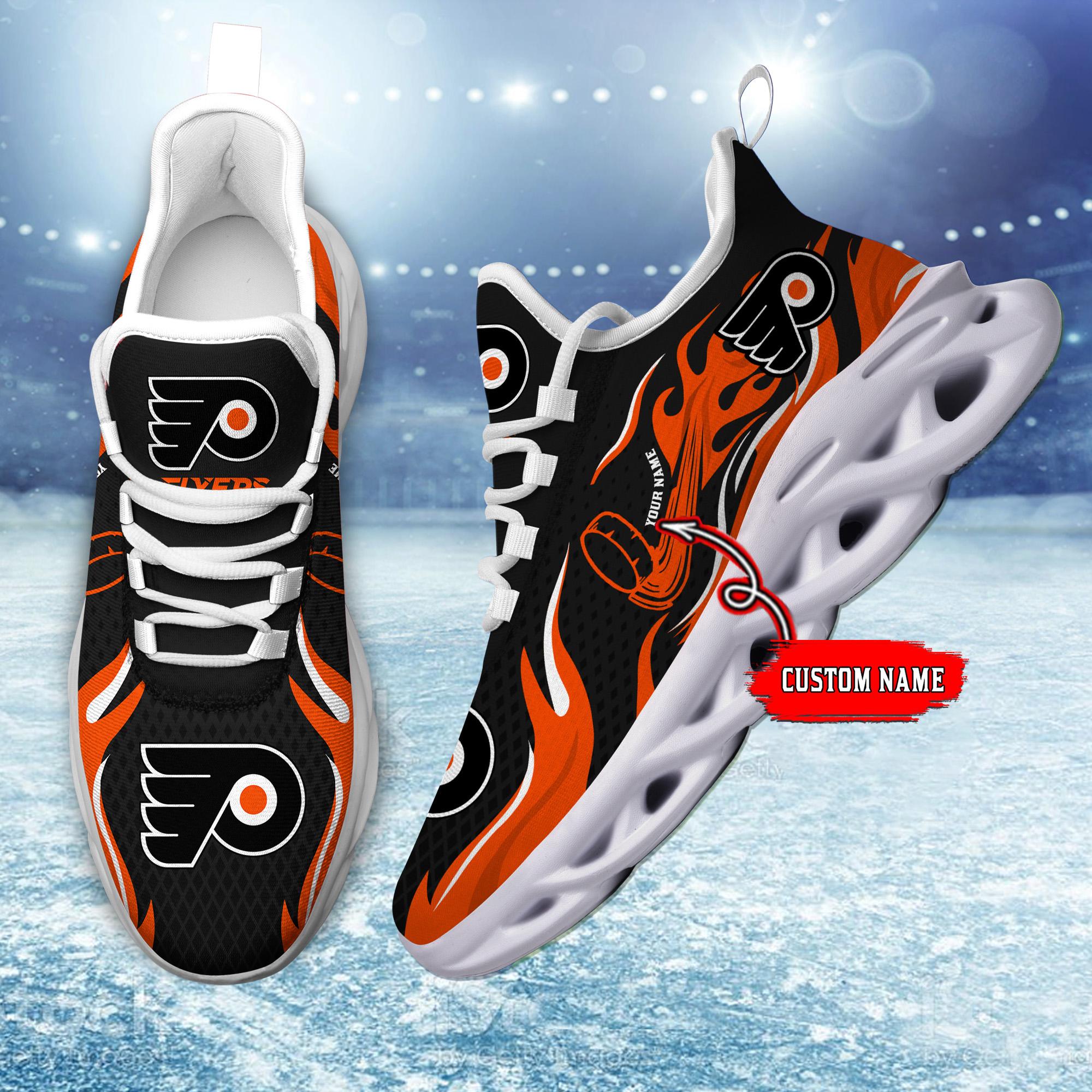 Philadelphia Flyers Max Soul Shoes Sneakers for Men And Women – NHL Hockey Fan Shoes, Team Sneakers