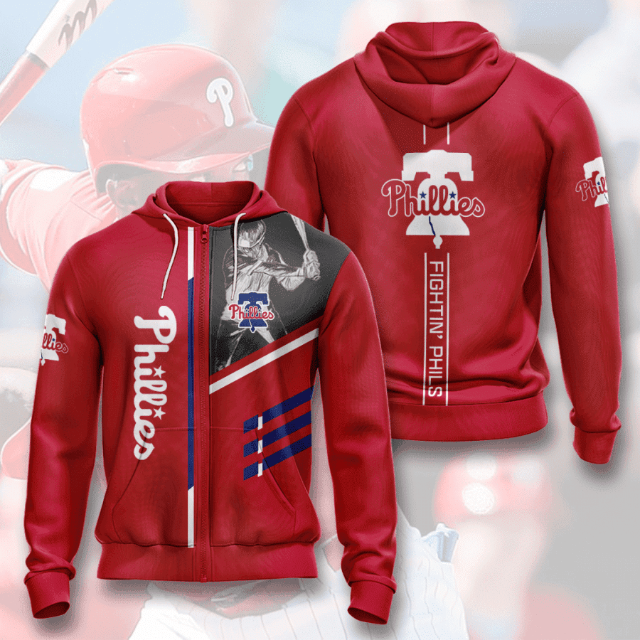 PHILADELPHIA PHILLIES 3D All Over Print Hoodie & Zip Hoodie