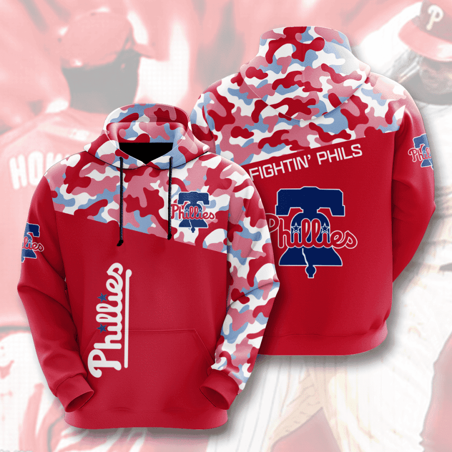 Philadelphia Phillies 3D All Over Print Hoodie & Zip Hoodie