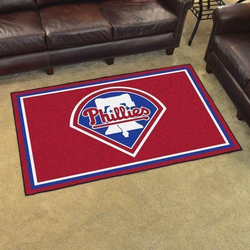 Philadelphia Phillies 3D Rectangle Area Rug – Full Print Carpet For Living Room & Bedroom Home Decor