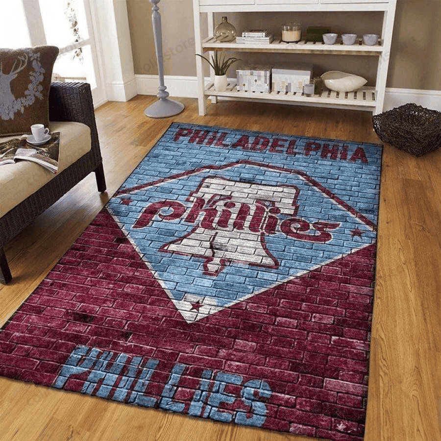 Philadelphia Phillies 3D Rectangle Area Rug – Full Print Carpet For Living Room & Bedroom Home Decor