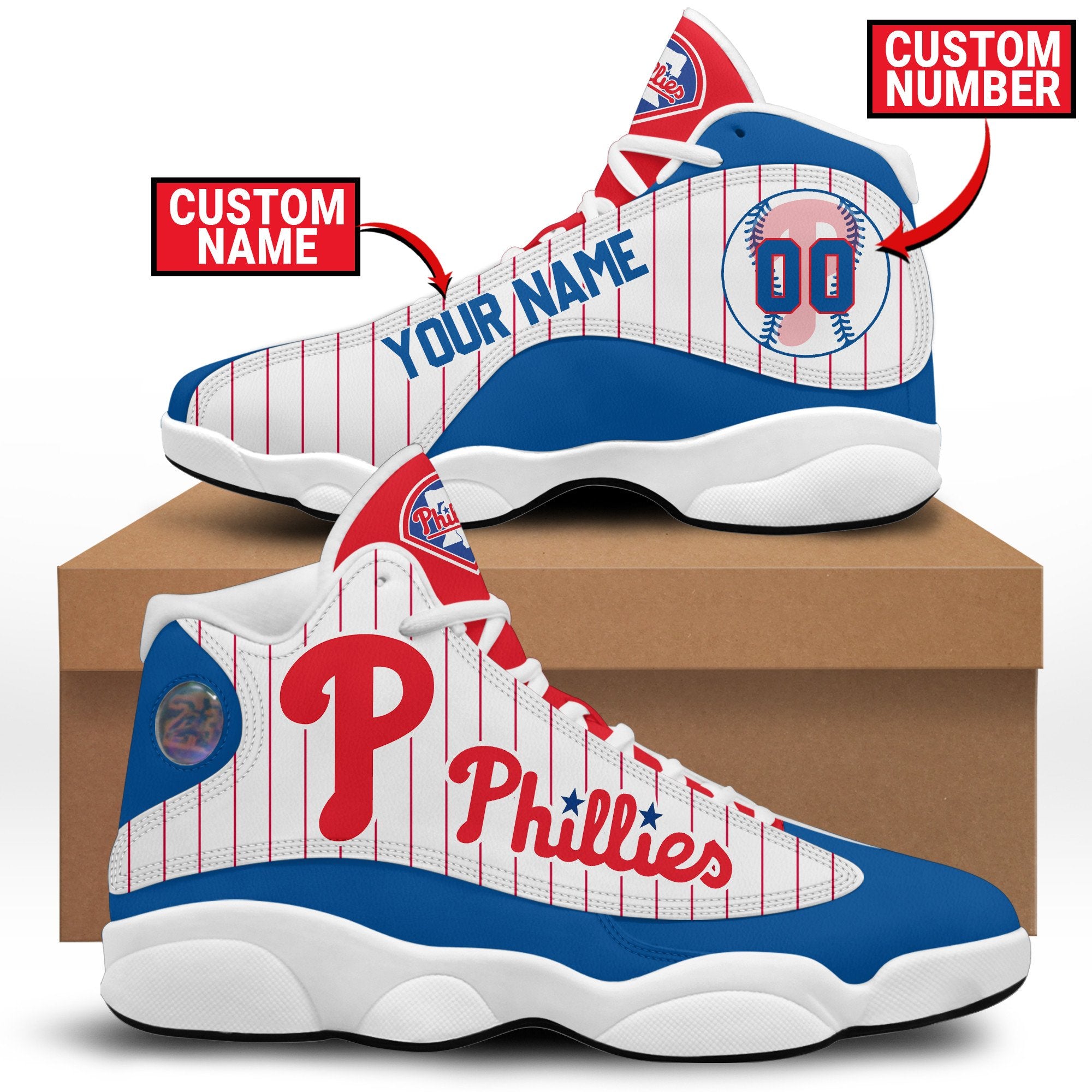 Philadelphia Phillies JD13 Sneakers Shoes for Men & Women | Stylish Streetwear Shoes