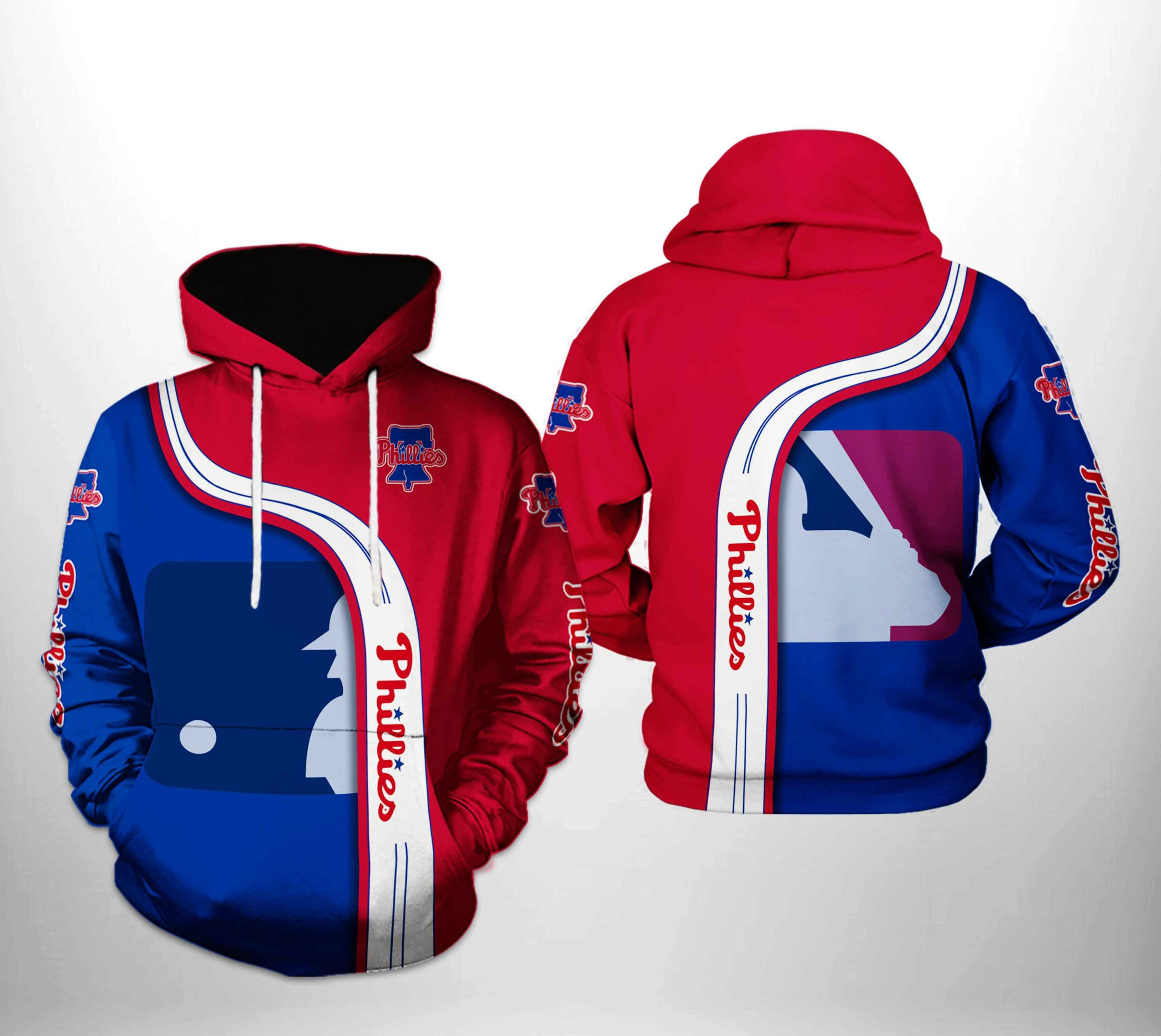 Philadelphia Phillies MLB Team 3D All Over Print Hoodie & Zip Hoodie