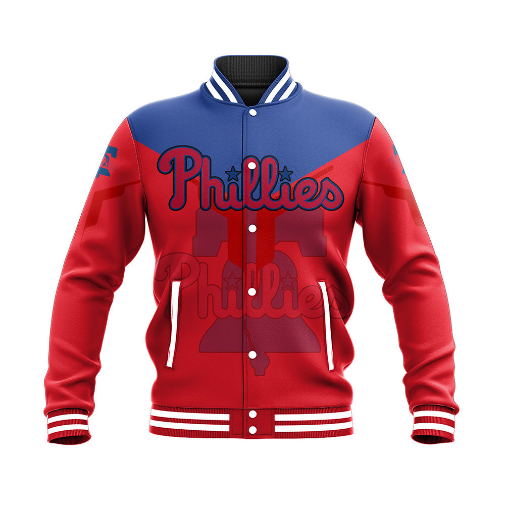 Philadelphia Phillies Varsity Baseball Jacket for Men & Women | MLB Team Fan Gift