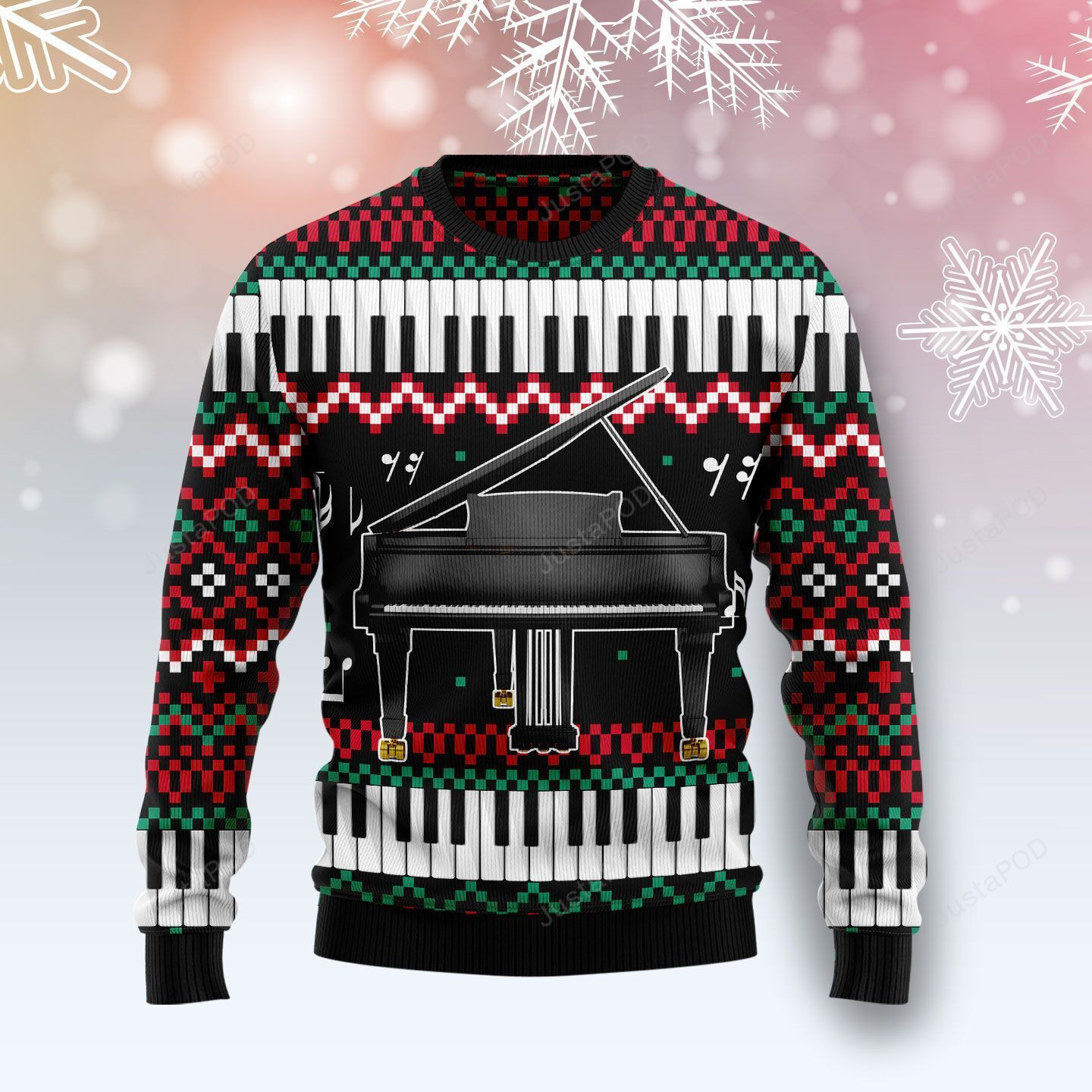 Piano Awesome Ugly Christmas Sweater, Perfect Holiday Gift