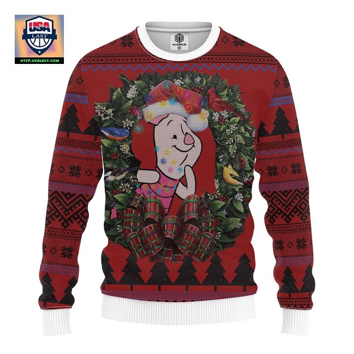 Piglet Winnie The Pooh Christmas Mc Ugly Christmas Sweater Thanksgiving Gift