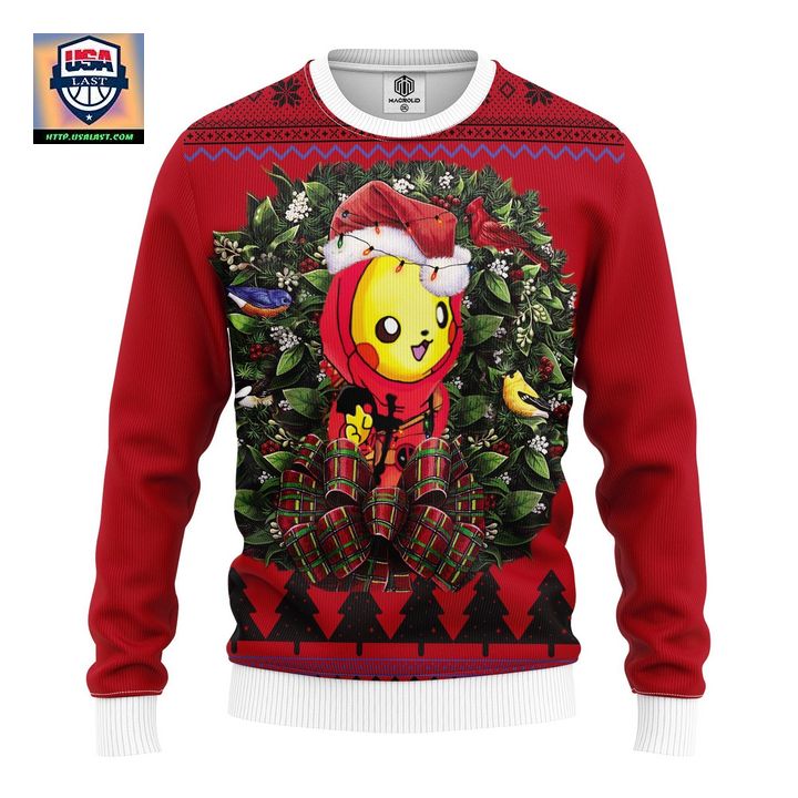 Pika Noel Mc Ugly Christmas Sweater Thanksgiving Gift