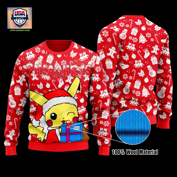 Pikachu Christmas Gift Pikachrs Christmas Sweater