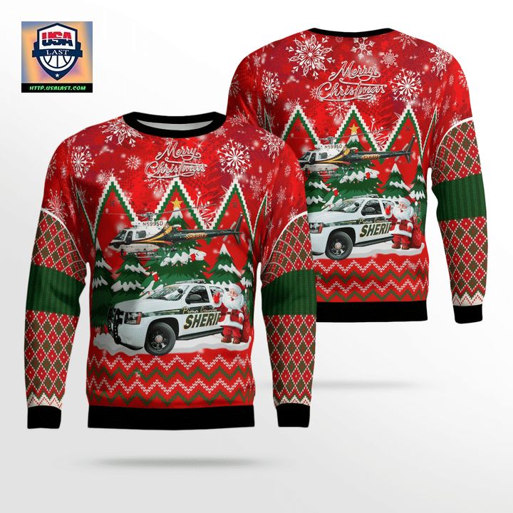 Pima County Arizona Pima County Chevy Tahoe Eurocopter AS350 B3 AStar Christmas Sweater 3D