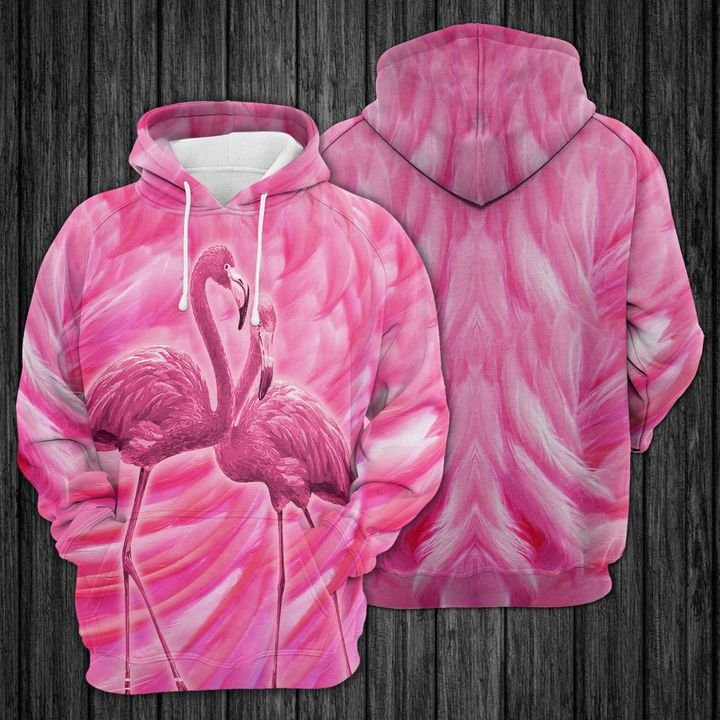 Pink Flamingo 3D All Over Print Hoodie & Zip Hoodie