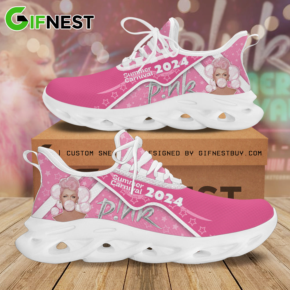 Pink Max Soul Shoes Sneakers for Men And Women – Casual Shoes, Streetwear Shoes