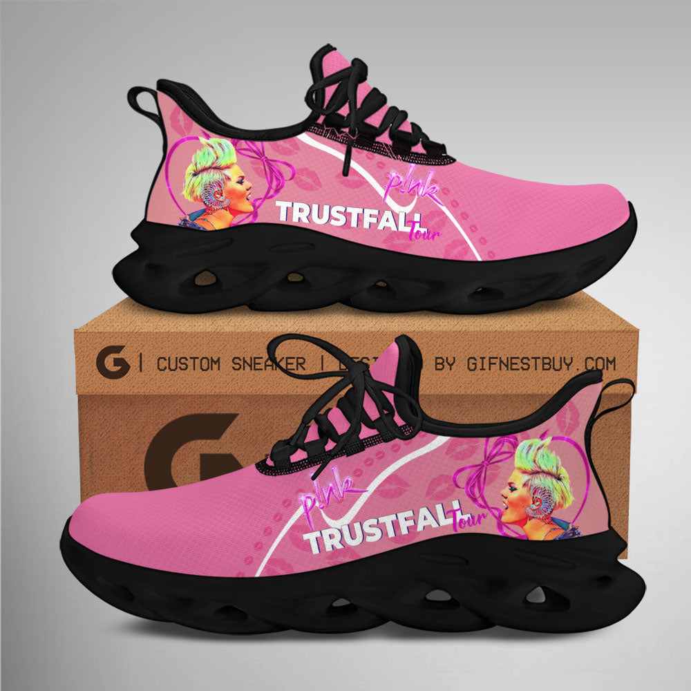 Pink Max Soul Shoes Sneakers for Men And Women – Casual Shoes, Streetwear Shoes