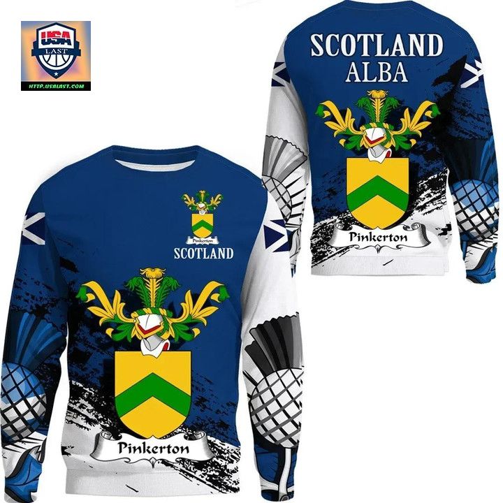 Pinkerton Scottish Family Crest Scotland Special Sweater 