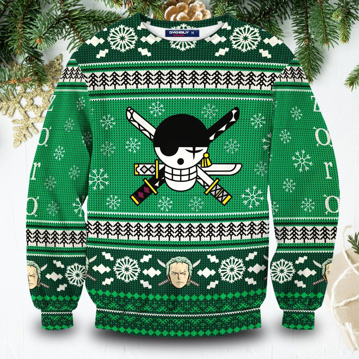 Pirate Zoro Ugly Christmas Sweater