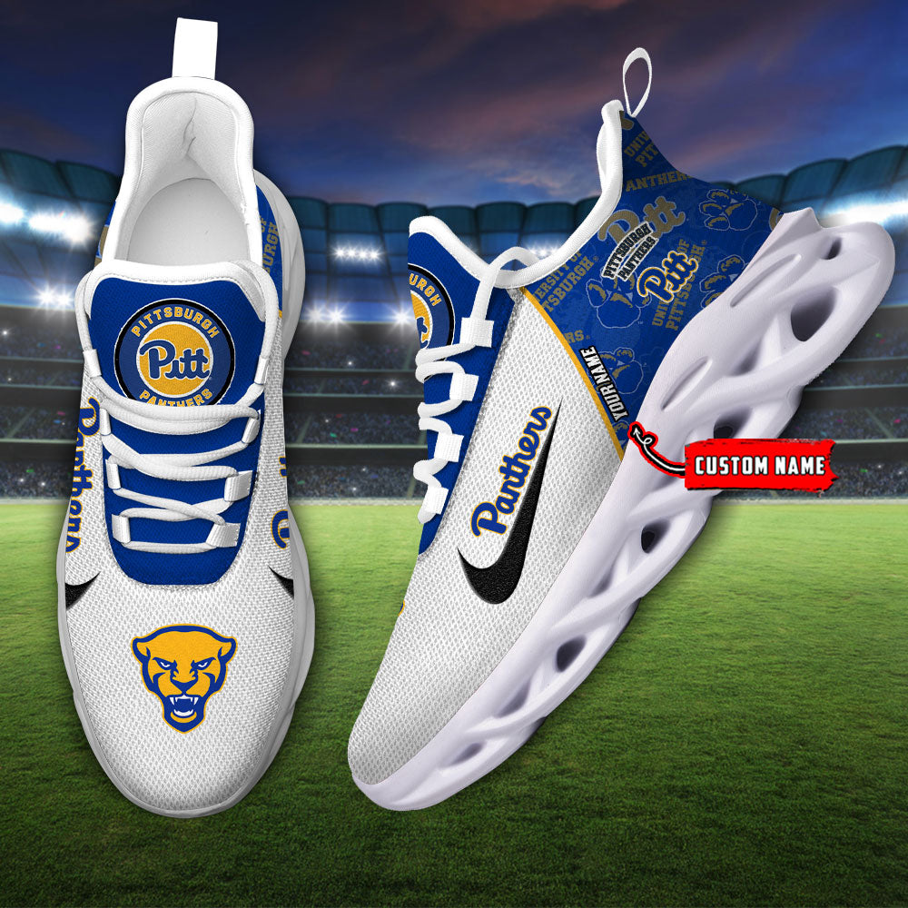 Pittsburgh Panthers Max Soul Shoes Sneakers for Men And Women – NFL Football Fan Shoes, Team Sneakers - Image 3