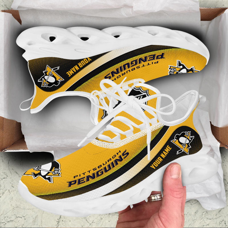 Pittsburgh Penguins Max Soul Shoes Sneakers for Men And Women – NHL Hockey Fan Shoes, Team Sneakers - Image 3
