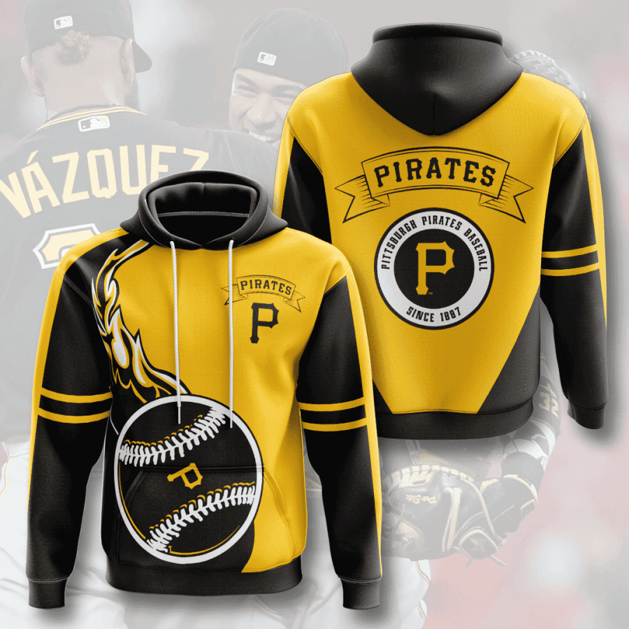 Pittsburgh Pirates 3D All Over Print Hoodie & Zip Hoodie