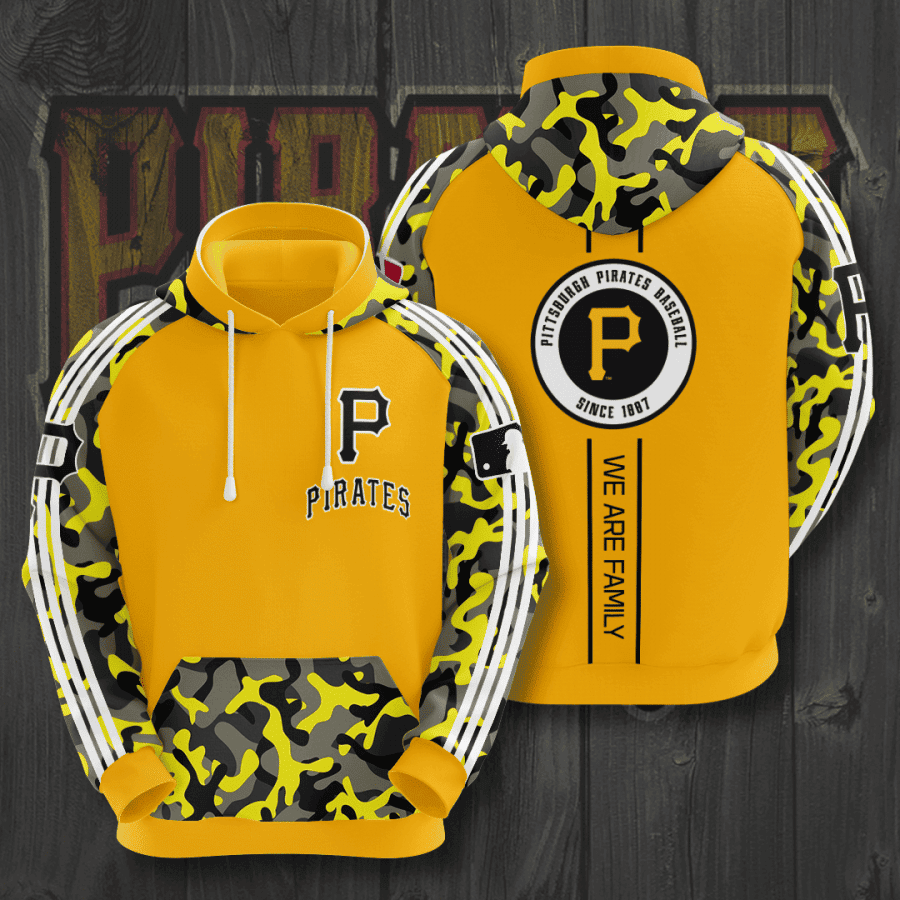Pittsburgh Pirates 3D All Over Print Hoodie & Zip Hoodie