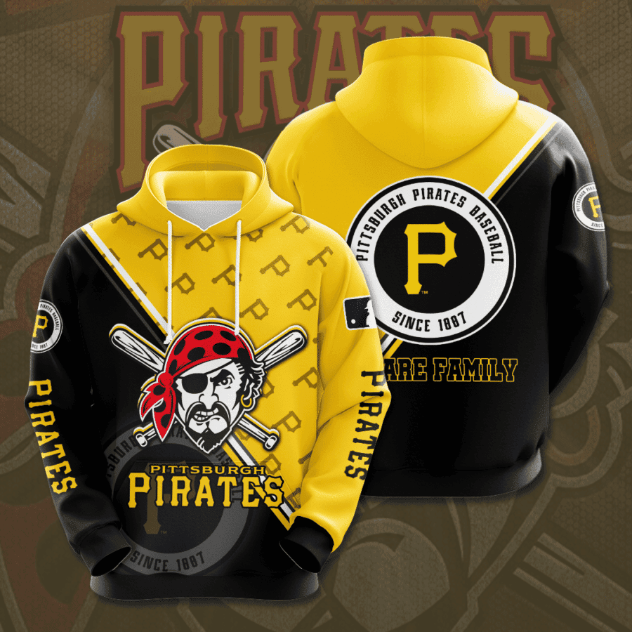 Pittsburgh Pirates 3D All Over Print Hoodie & Zip Hoodie