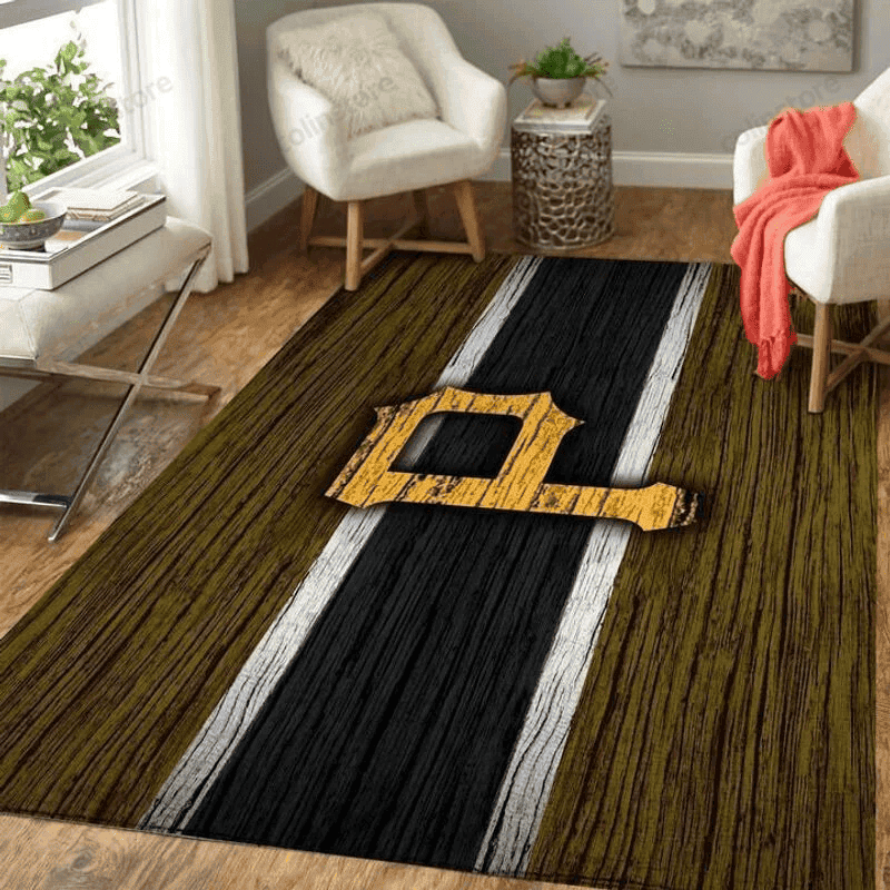 Pittsburgh Pirates 3D Rectangle Area Rug – Full Print Carpet For Living Room & Bedroom Home Decor