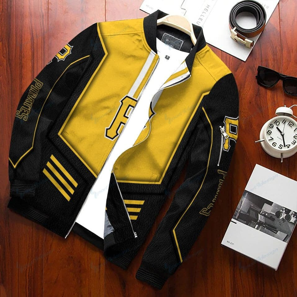 Pittsburgh Pirates Bomber Jacket | MLB Team Jacket for Men & Women | Baseball Fan Gift