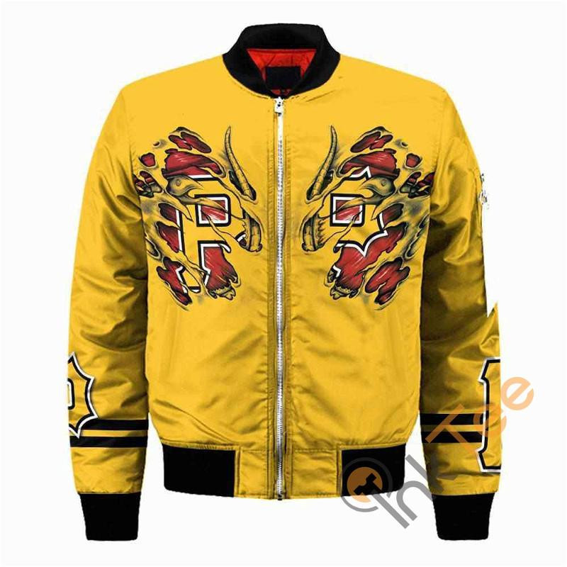 Pittsburgh Pirates Claws Bomber Jacket | MLB Team Jacket for Men & Women | Baseball Fan Gift