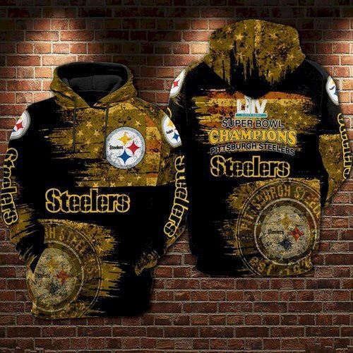 Pittsburgh Steelers 3D All Over Print Hoodie & Zip Hoodie