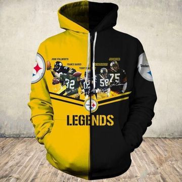 Pittsburgh Steelers 3D All Over Print Hoodie & Zip Hoodie
