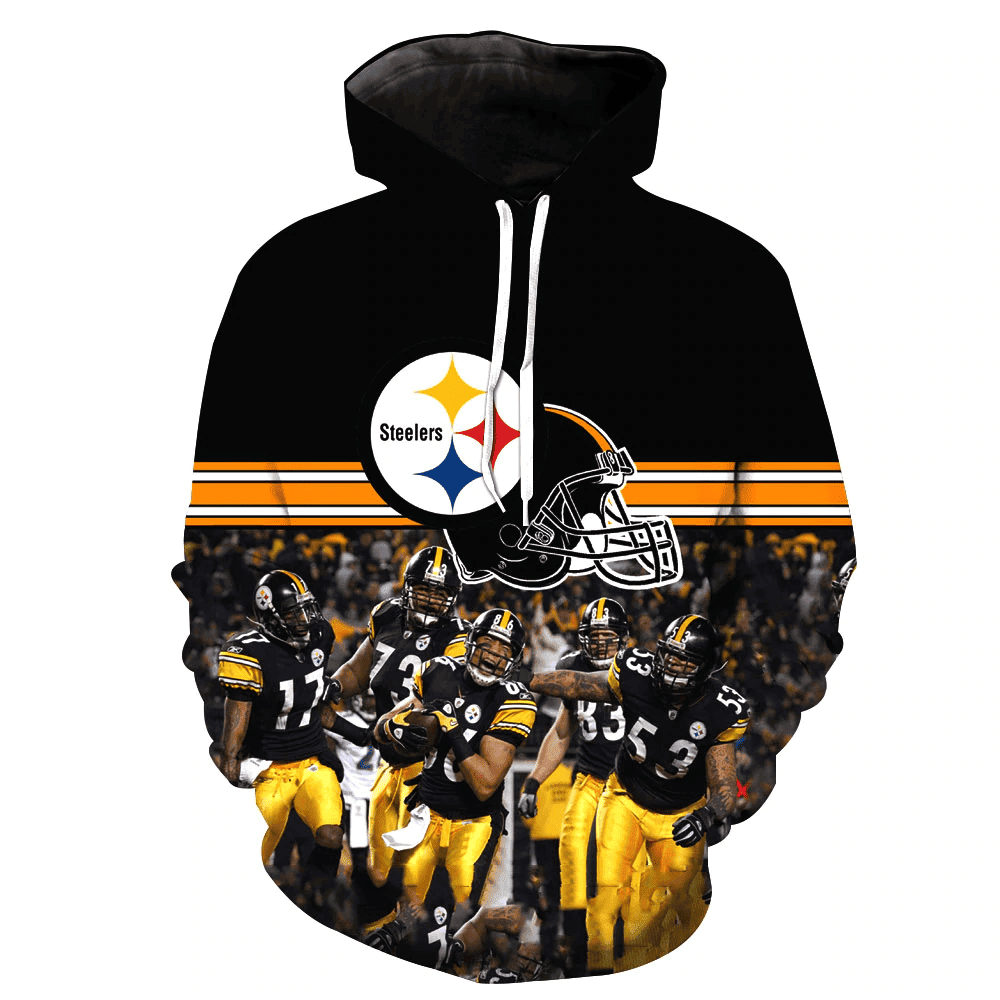 Pittsburgh Steelers 3D All Over Print Hoodie & Zip Hoodie