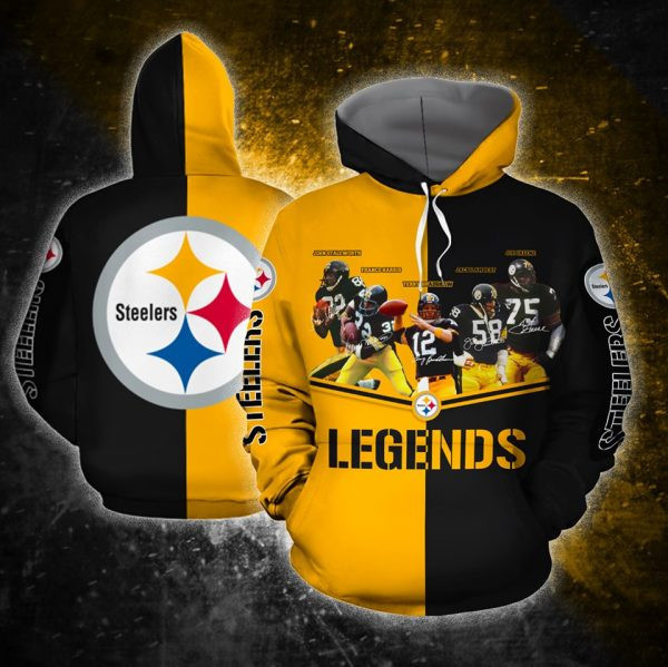 Pittsburgh Steelers 3D All Over Print Hoodie & Zip Hoodie