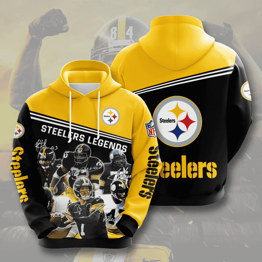 Pittsburgh Steelers 3D All Over Print Hoodie & Zip Hoodie