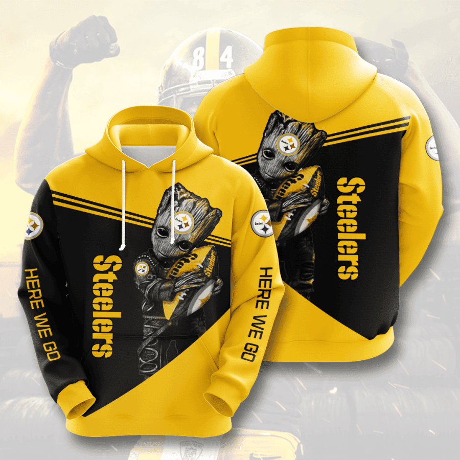Pittsburgh Steelers 3D All Over Print Hoodie & Zip Hoodie