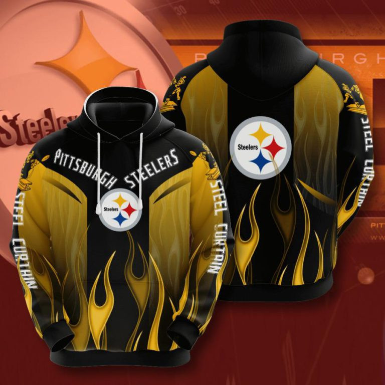 Pittsburgh Steelers 3D All Over Print Hoodie & Zip Hoodie