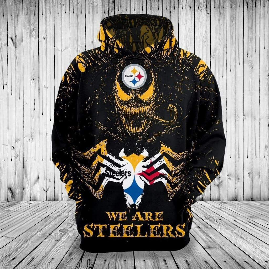 Pittsburgh Steelers 3D All Over Print Hoodie & Zip Hoodie